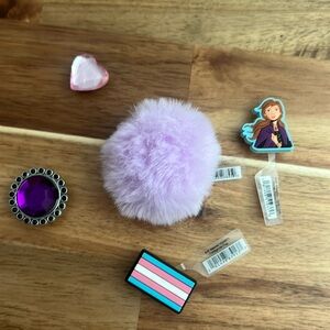 JIBBITZ PINK & PURPLE ASSORTED BUNDLE FOR CROCS